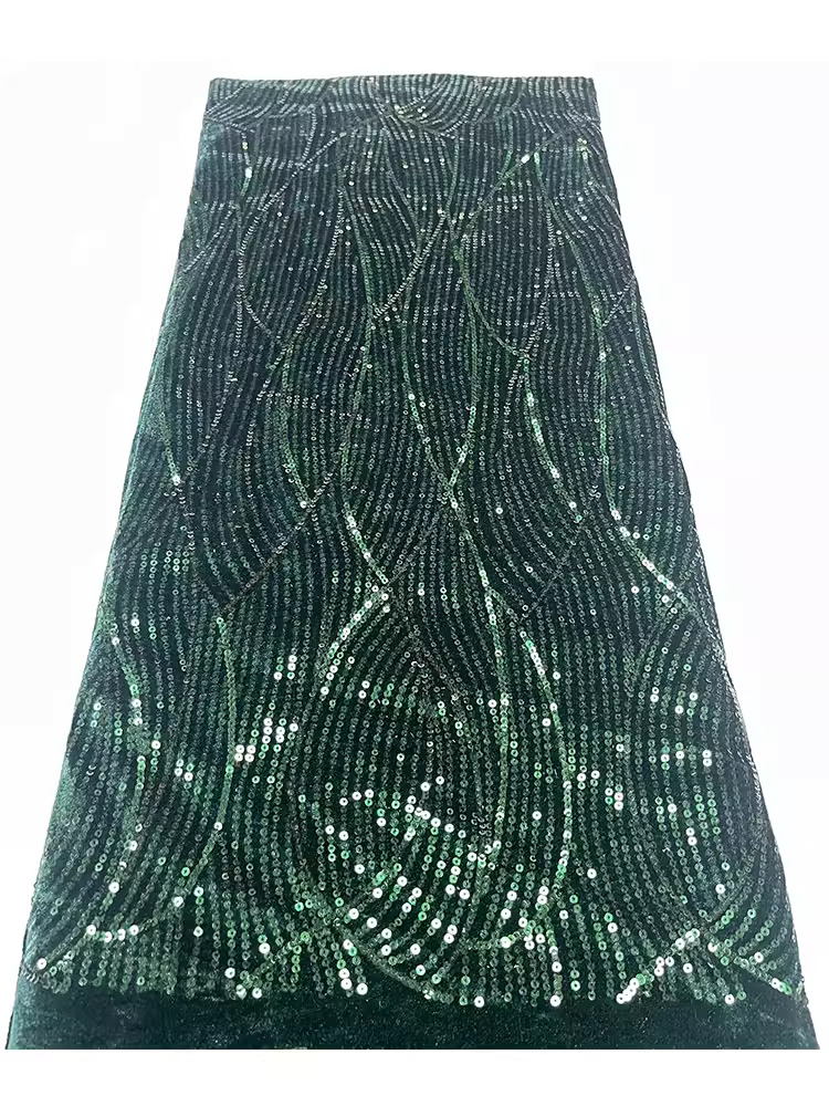 Embroidery Wedding - 1yard New soft velvet tela Willow