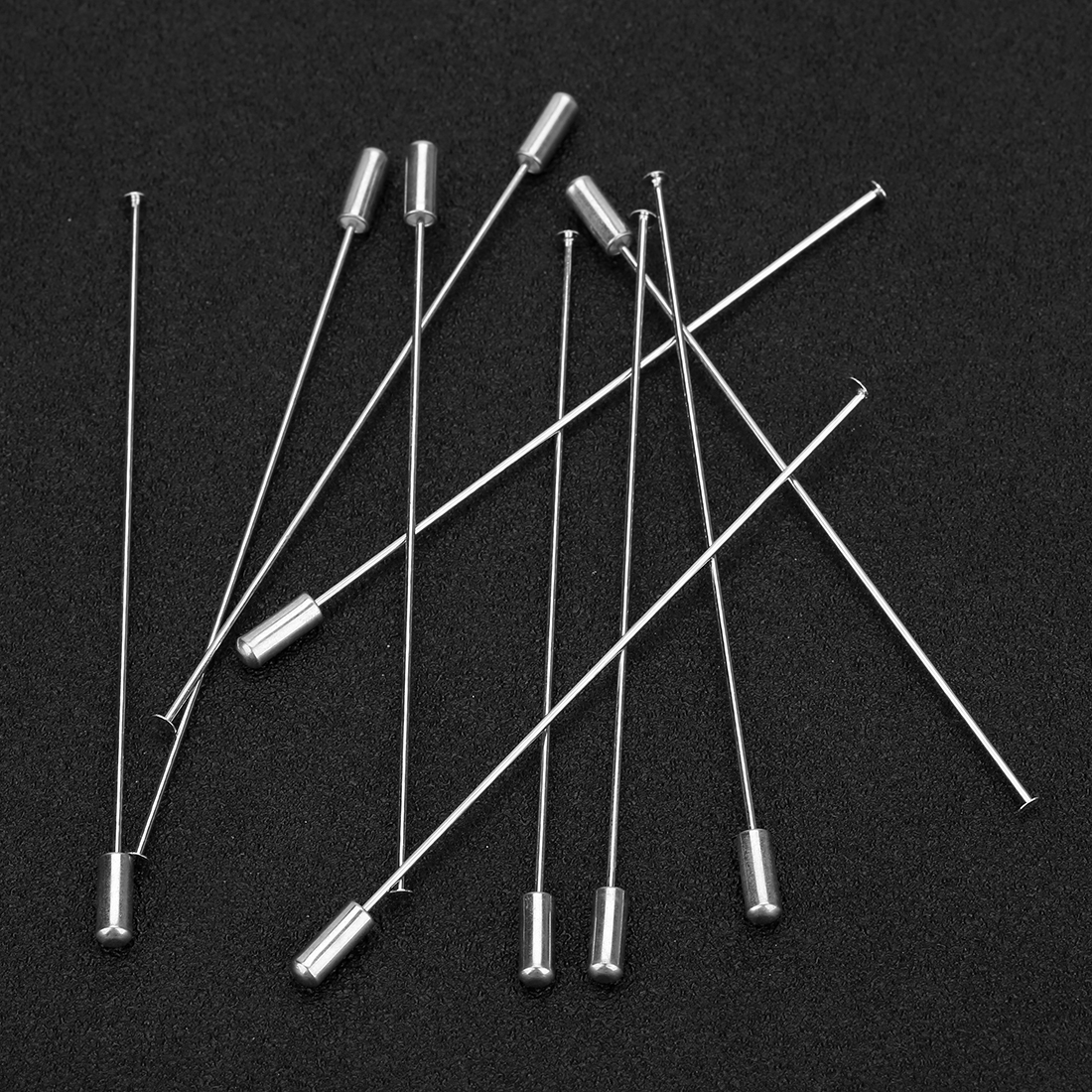 Embroidery Simple - 10pcs 60/90/120mm Stick Metal Brooch Base