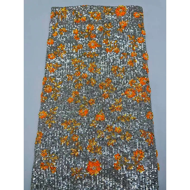 Embroidery Wedding - 1yard soft mesh fabric Bubble bead