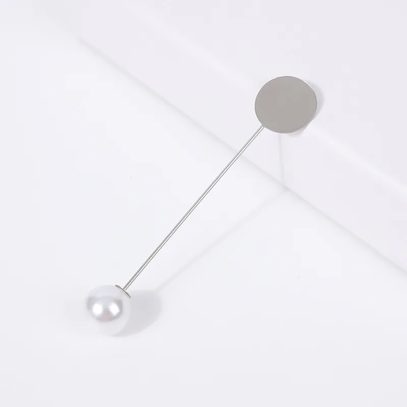 Embroidery Kaftan - 10/20pcs Pearl Alloy Long Brooch Pin