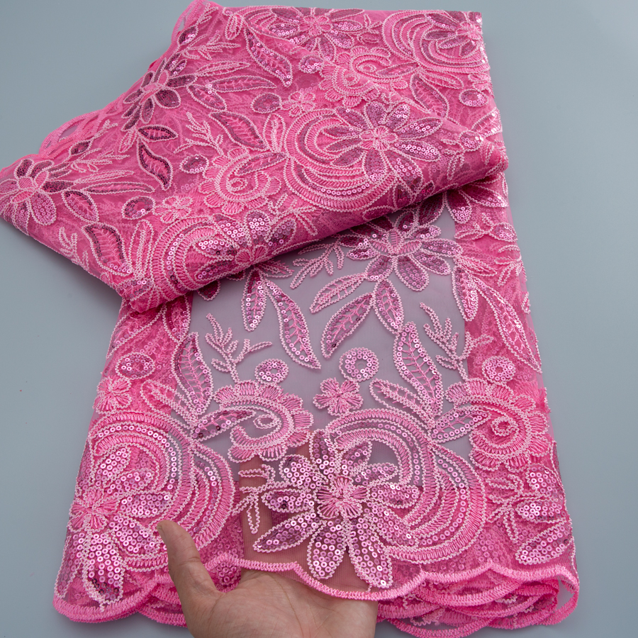 Embroidery Web - Luxury African Nigerian Tulle Sequins Lace