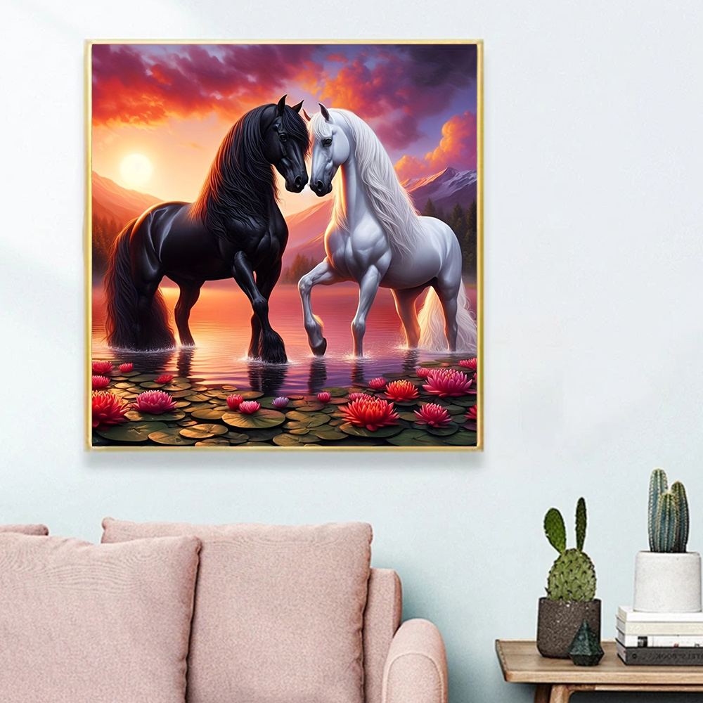 Huacan Full Diamond Painting A - Embroidery Horse recensione e prezzo