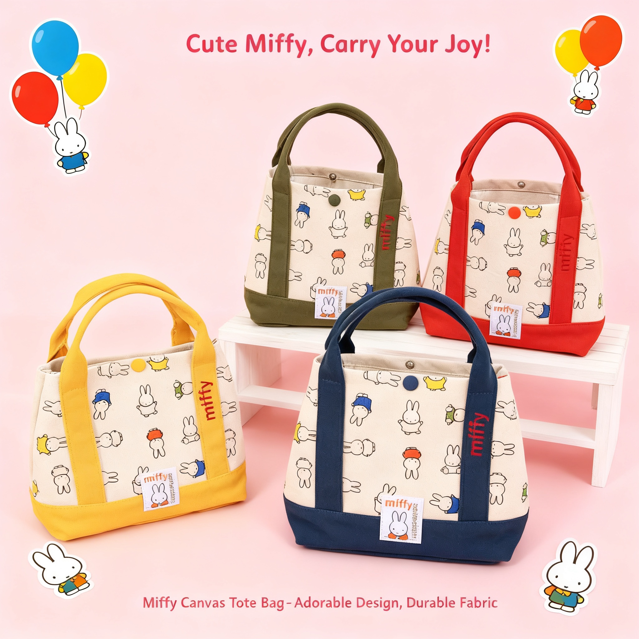 Miffy Kawaii Cartoon Rabbit Ca - Embroidery Rabbit recensione e prezzo