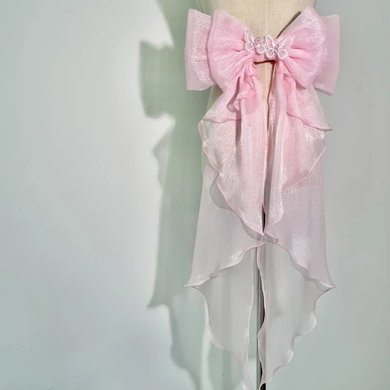 Trailing Bow Shiny Silk Double - Embroidery Kaftan recensione e prezzo