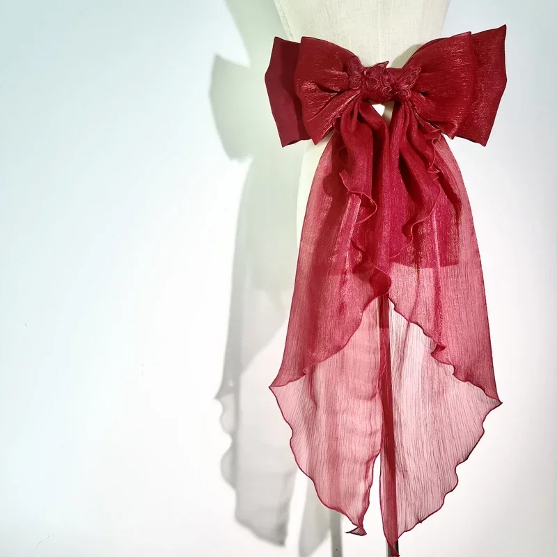 Trailing Bow Shiny Silk Double - Embroidery Kaftan recensione e prezzo