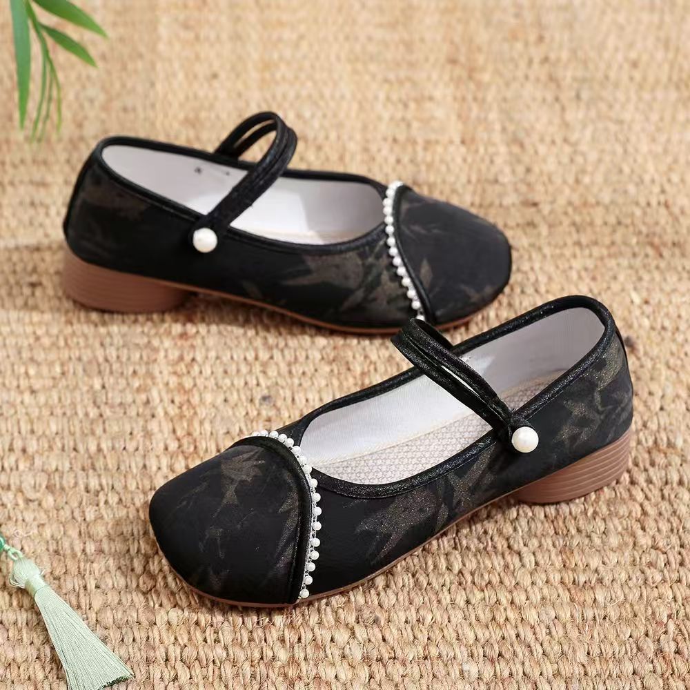 Chinese Style Women Low Heel C - Embroidery Horse recensione e prezzo
