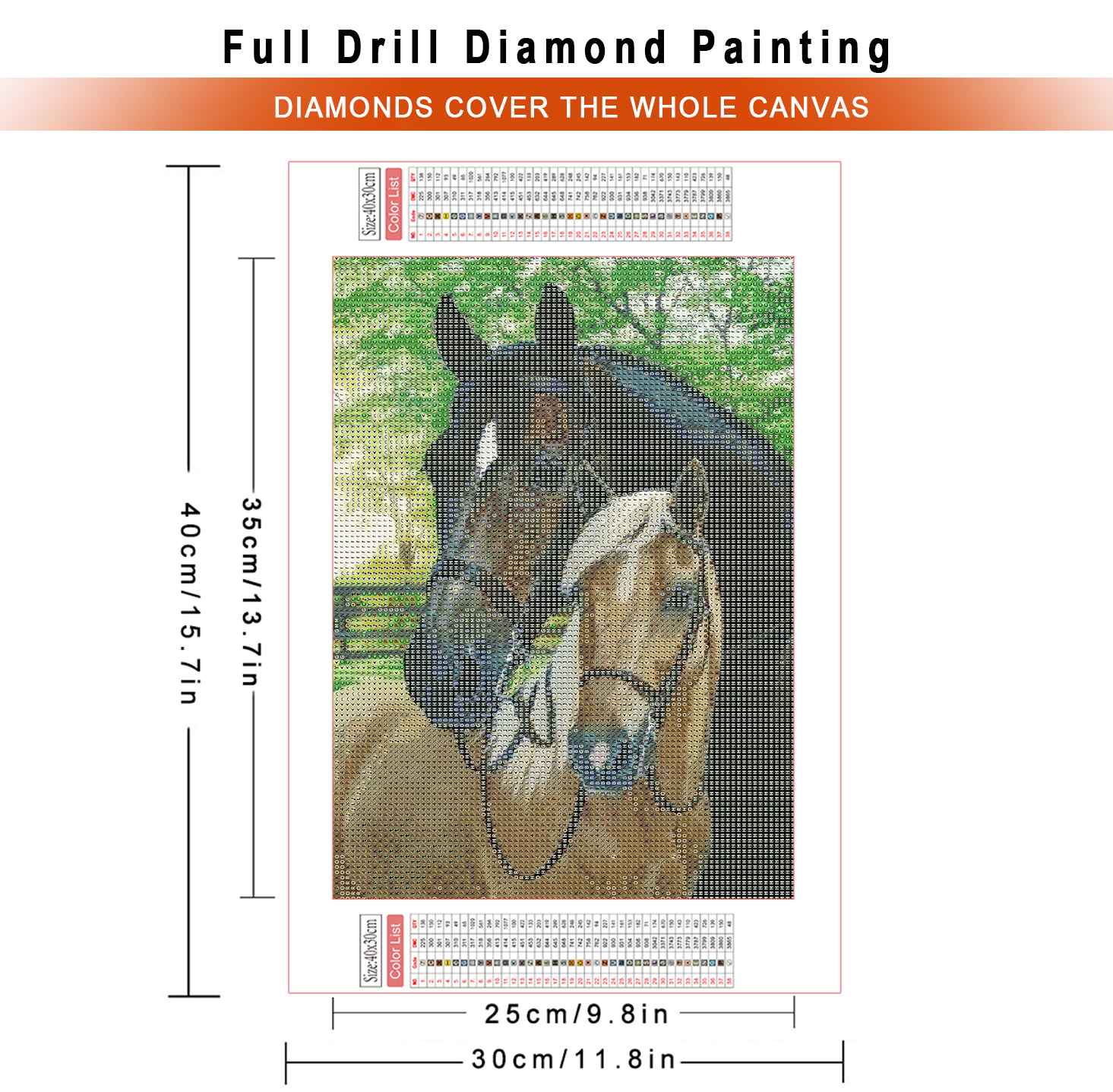 AZQSD Diamond Painting Kits Ho - Embroidery Horse recensione e prezzo