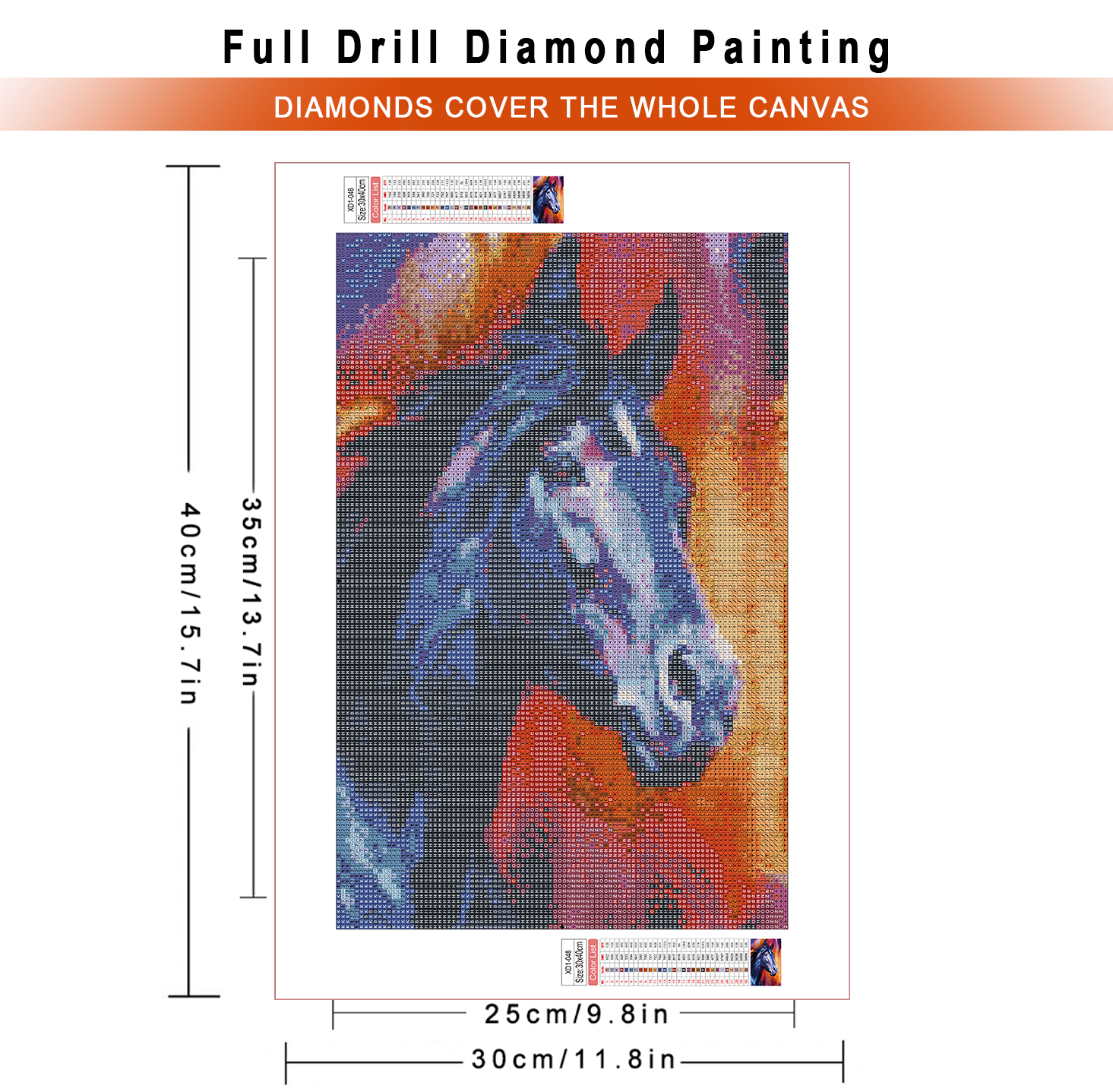 AZQSD Diamond Painting Kits Ho - Embroidery Horse recensione e prezzo