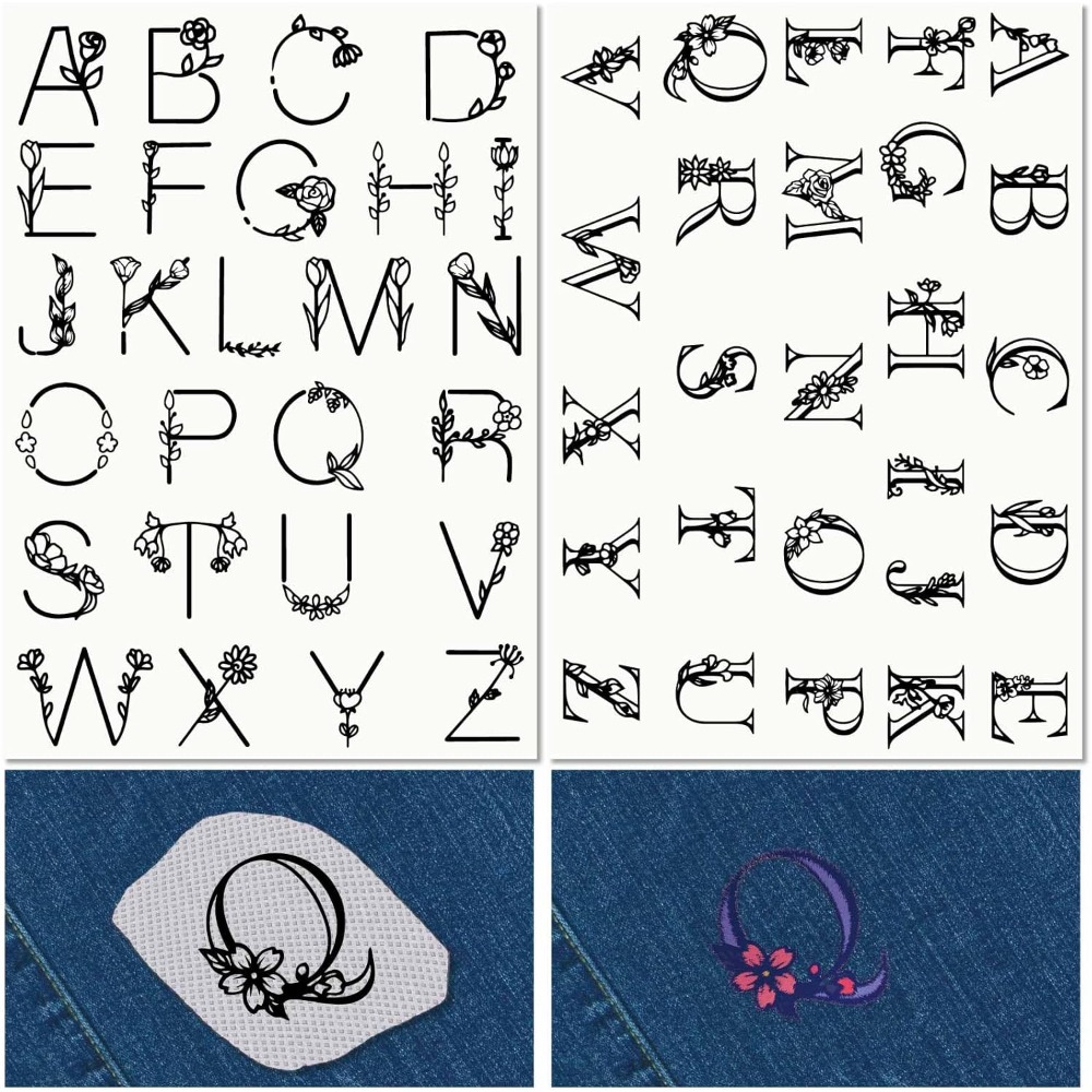 Letter A-Z Water Soluble Embro - Embroidery Stitch recensione e prezzo
