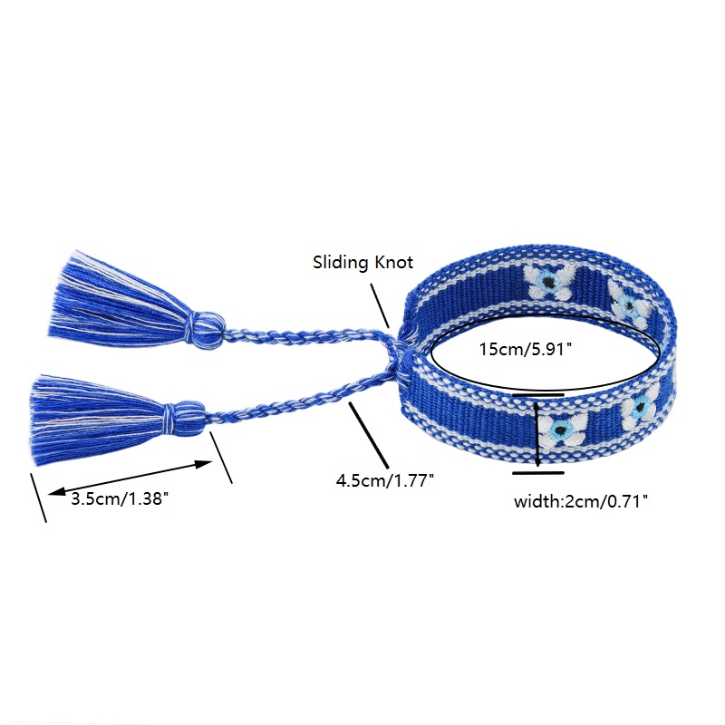 Fashion Woven Bracelets Stacka - Embroidery Eyelet recensione e prezzo
