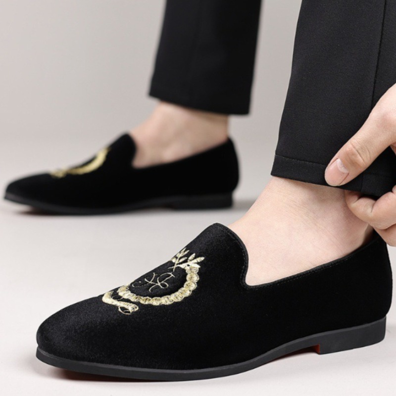 Luxury Designer Loafers Suede  - Embroidery Wedding recensione e prezzo