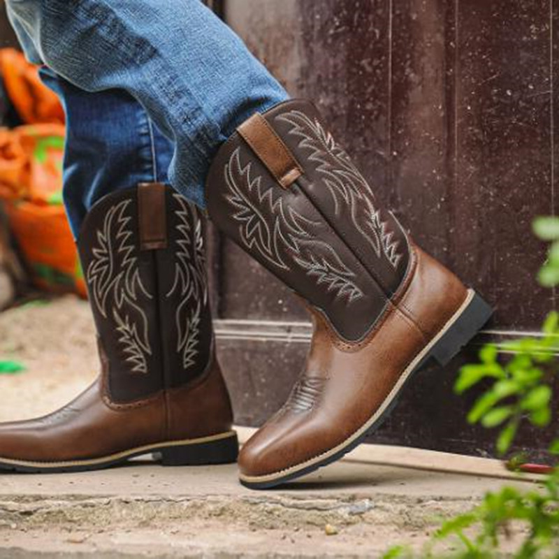 New Men High Boots Embroidery  - Embroidery Stitch recensione e prezzo