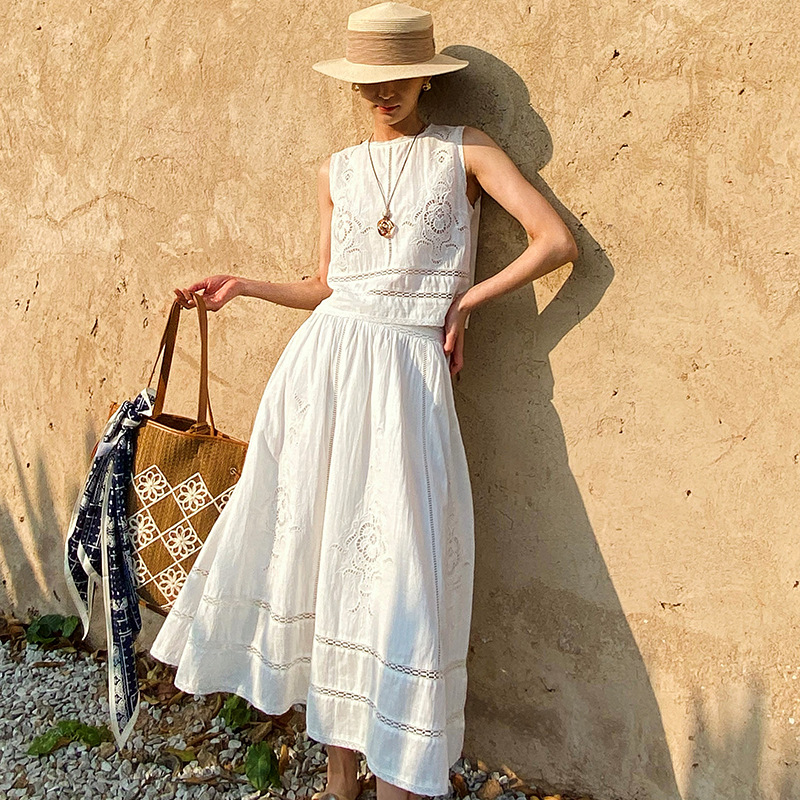 French Designer Boho White Cot - Embroidery Eyelet recensione e prezzo
