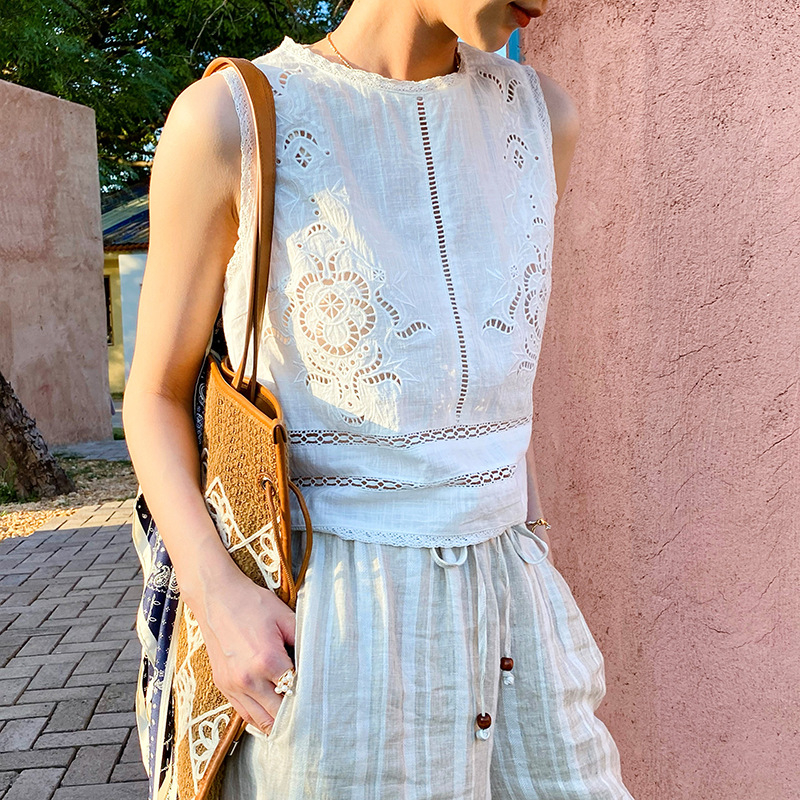 French Designer Boho White Cot - Embroidery Eyelet recensione e prezzo