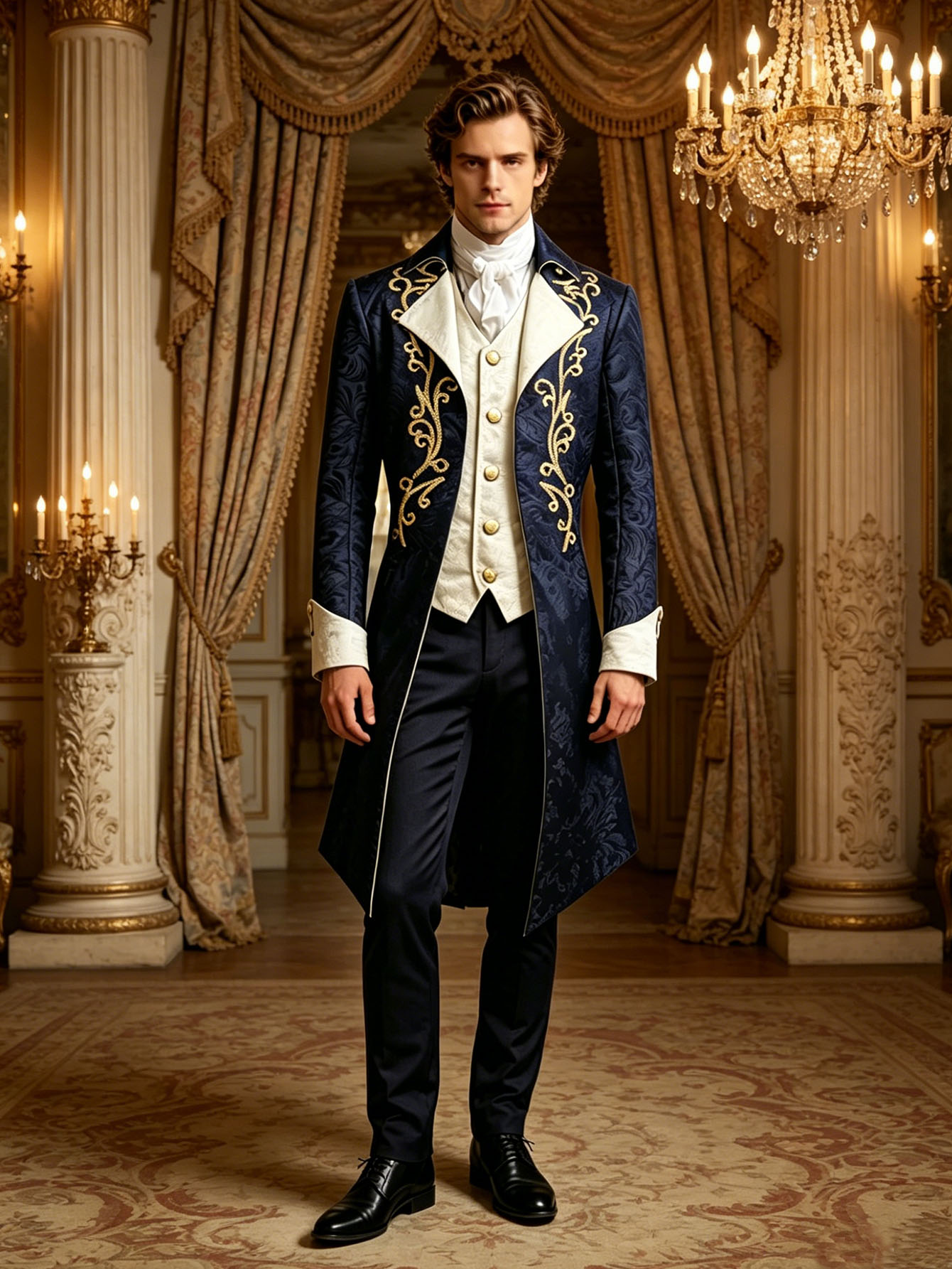 2026Medieval Men's Gothic Tail - Embroidery Gothic recensione e prezzo