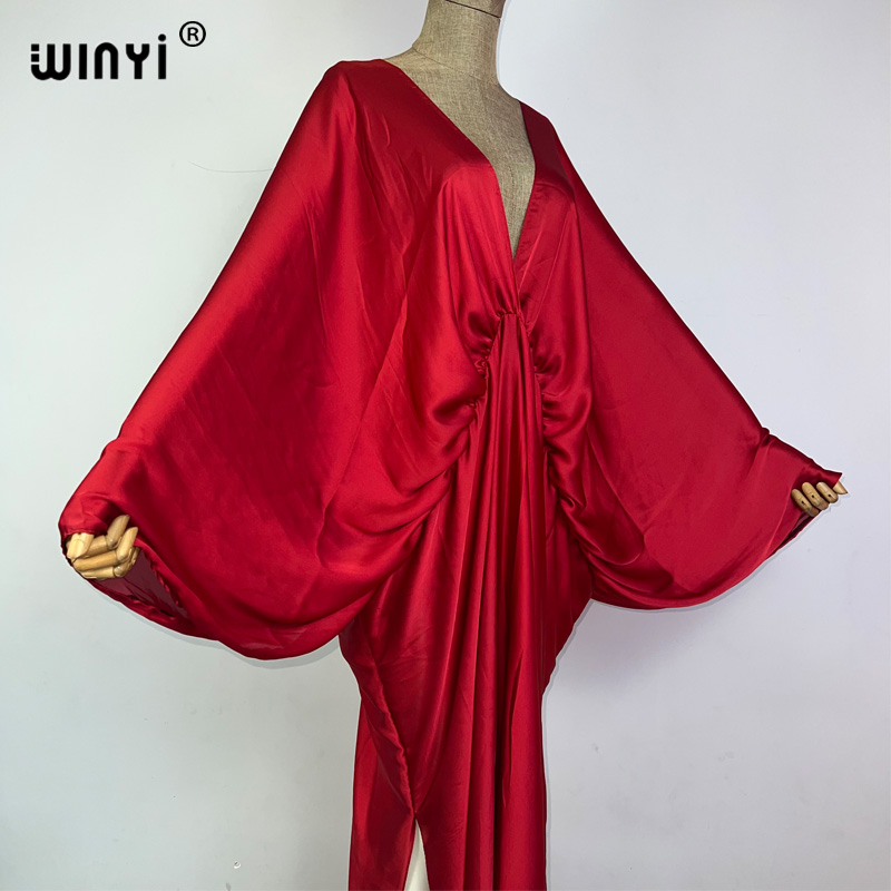 WINYI monochrome elegant Swims - Embroidery Kaftan recensione e prezzo