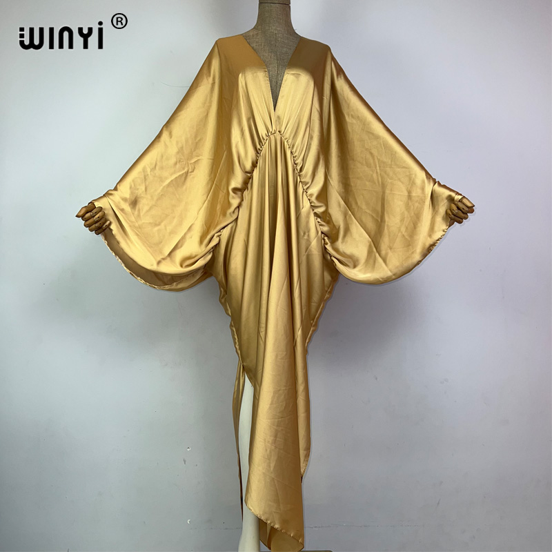 WINYI monochrome elegant Swims - Embroidery Kaftan recensione e prezzo