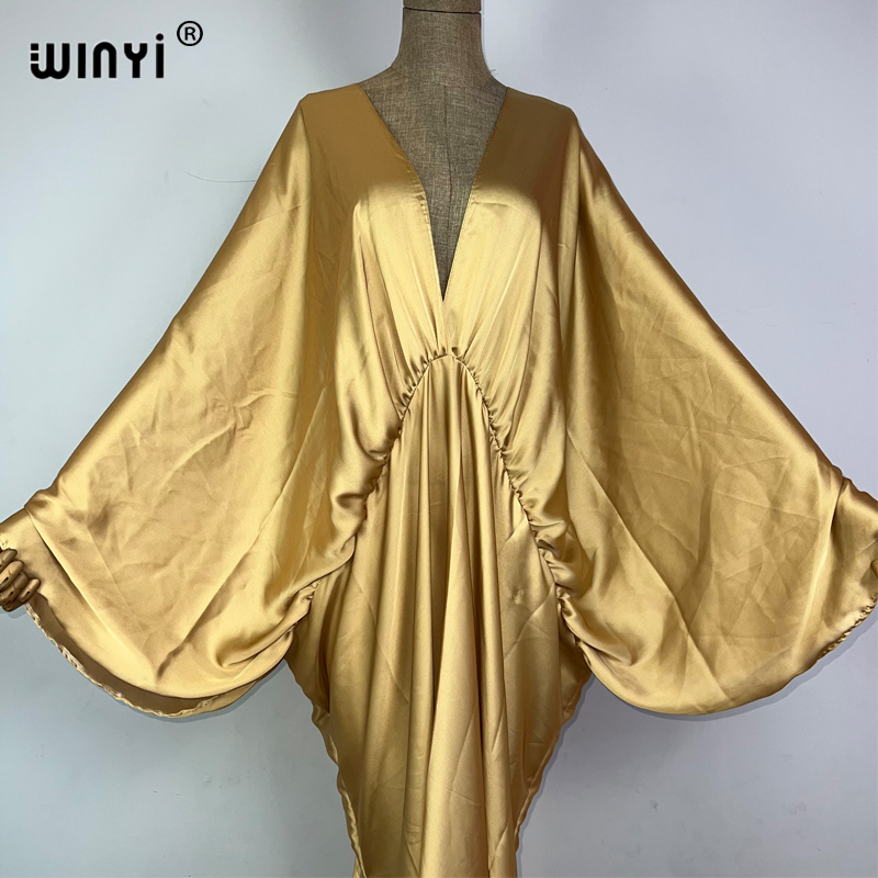 WINYI monochrome elegant Swims - Embroidery Kaftan recensione e prezzo