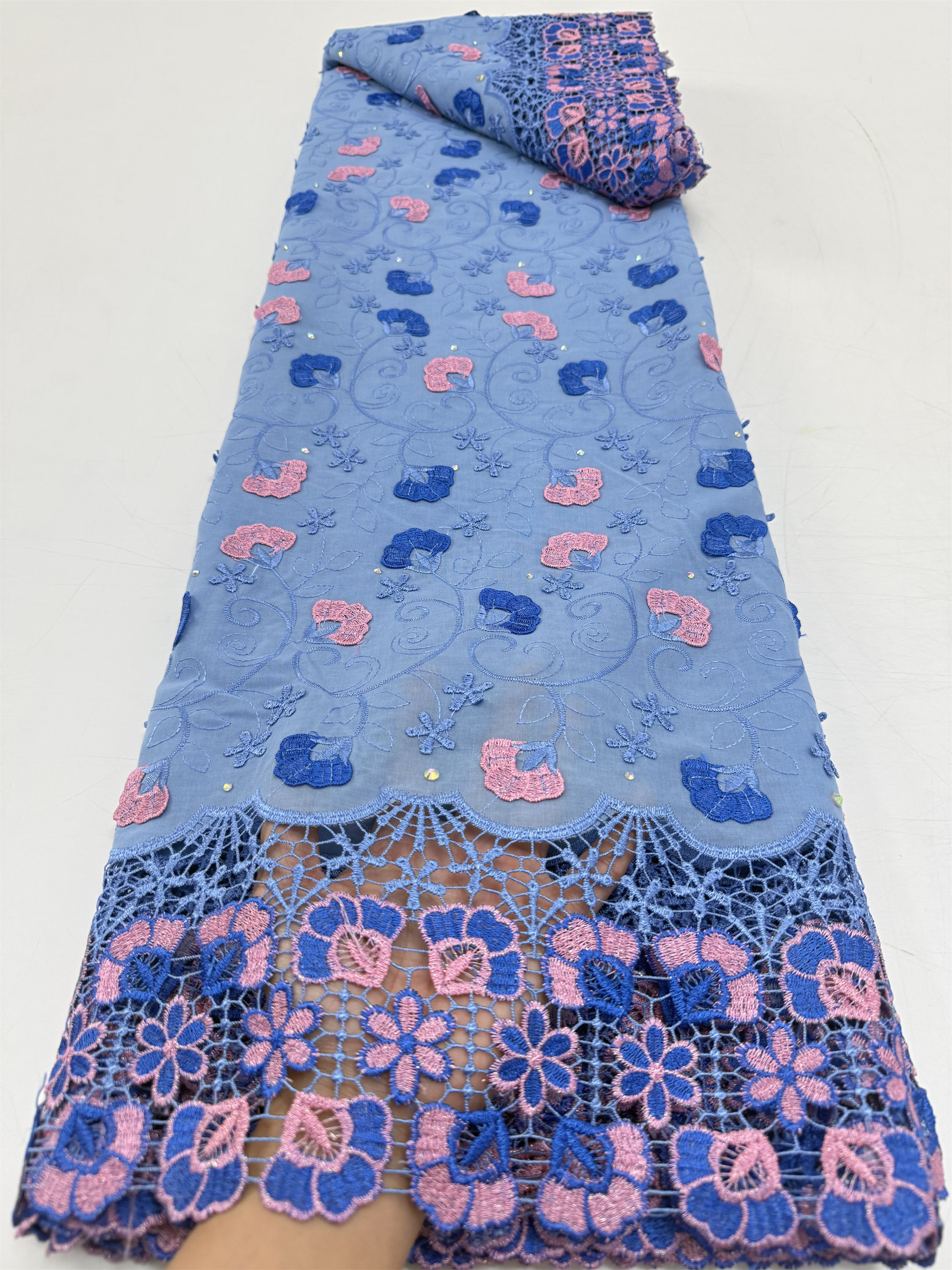 African Swiss Voile Lace In Sw - Embroidery Web recensione e prezzo