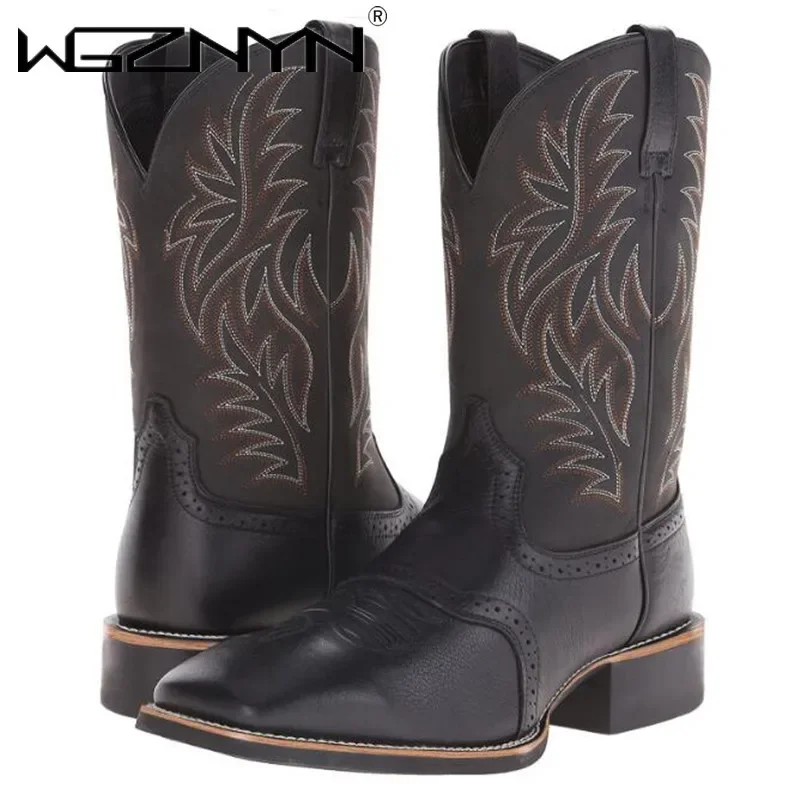 Men High Boots Embroidery Retr - Embroidery Stitch recensione e prezzo