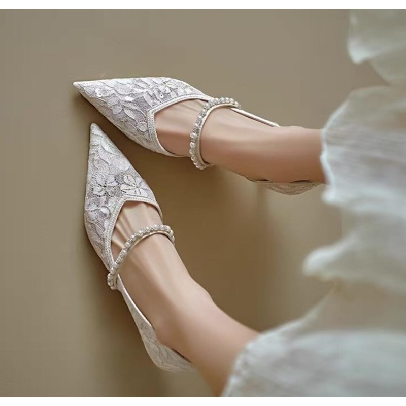 Sexy Lace Embroidery High Heel - Embroidery Wedding recensione e prezzo