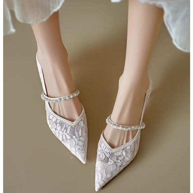 Sexy Lace Embroidery High Heel - Embroidery Wedding recensione e prezzo