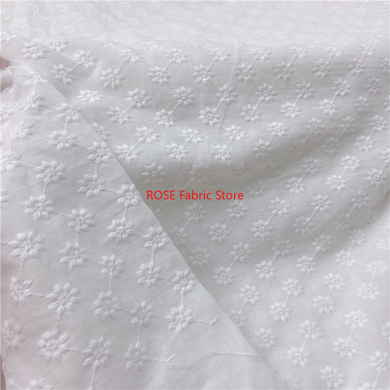 Cotton Embroidery Eyelet Fabri - Embroidery Eyelet recensione e prezzo