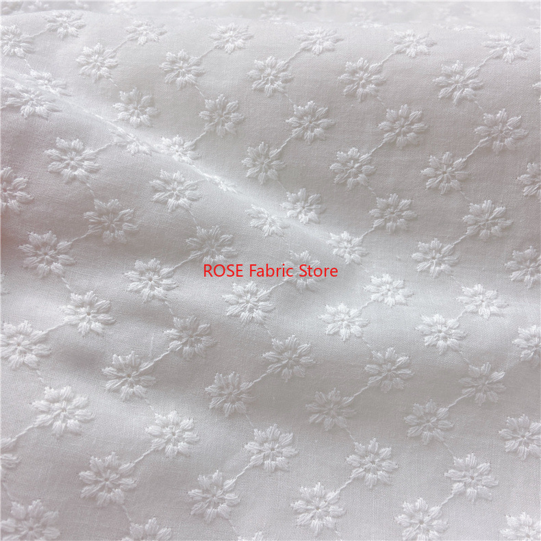 Cotton Embroidery Eyelet Fabri - Embroidery Eyelet recensione e prezzo
