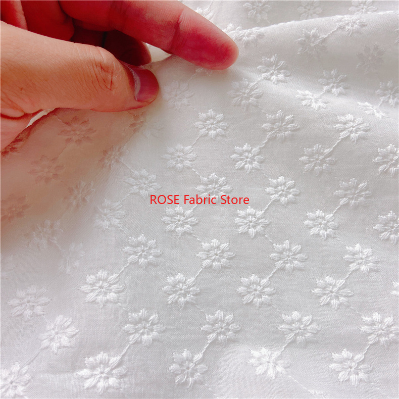 Cotton Embroidery Eyelet Fabri - Embroidery Eyelet recensione e prezzo