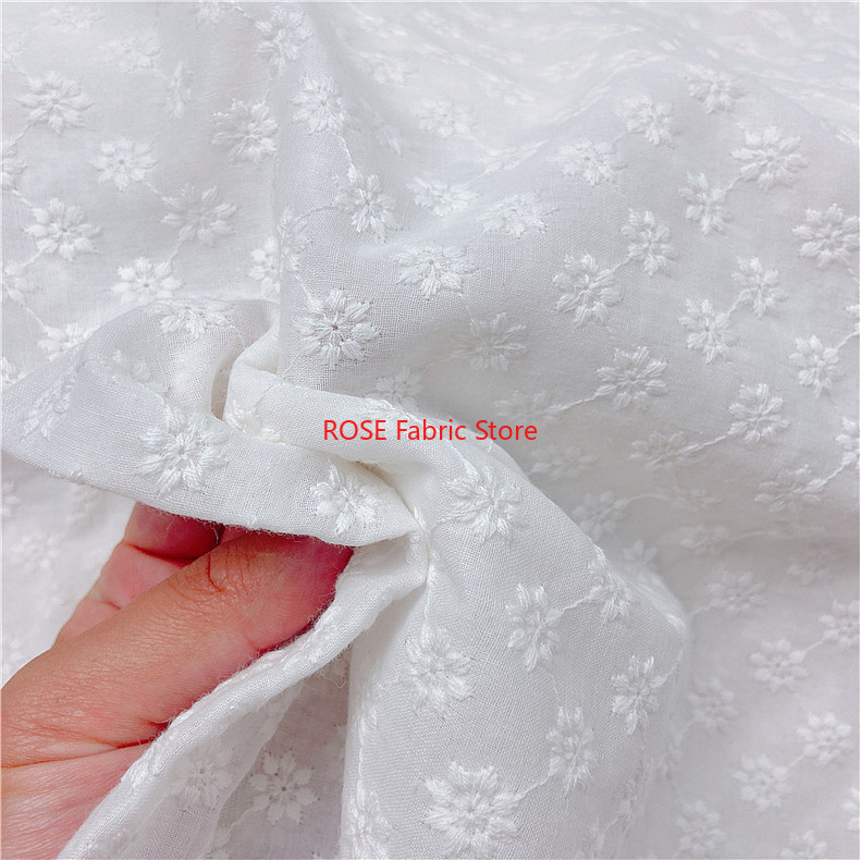 Cotton Embroidery Eyelet Fabri - Embroidery Eyelet recensione e prezzo