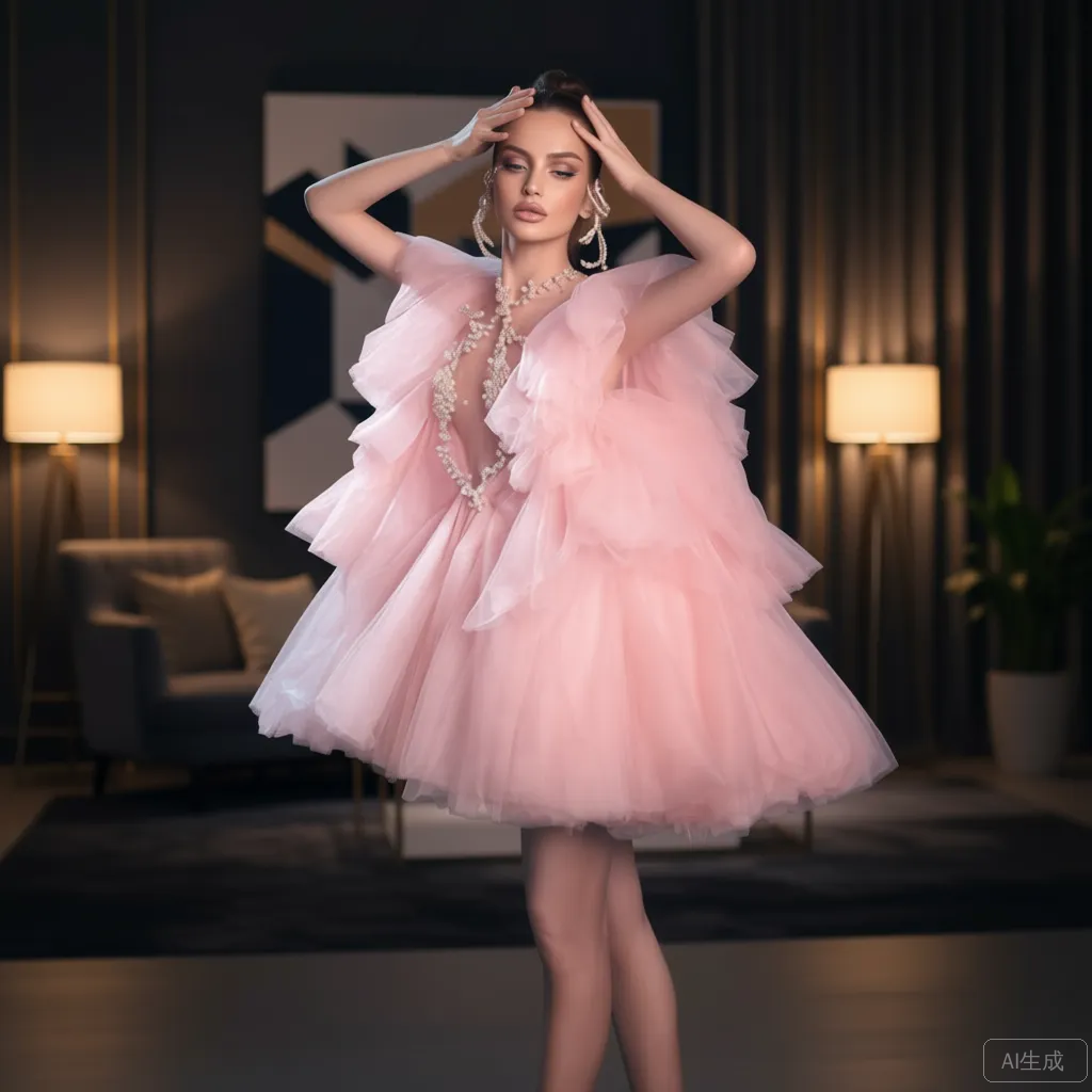 Princess Fairy‑Tulle Gown with - Embroidery Simple recensione e prezzo