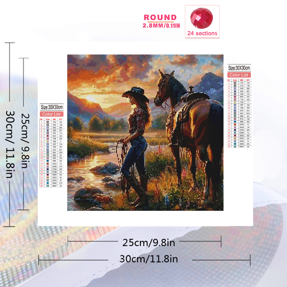Momoart Diamond Embroidery Wom - Embroidery Horse recensione e prezzo