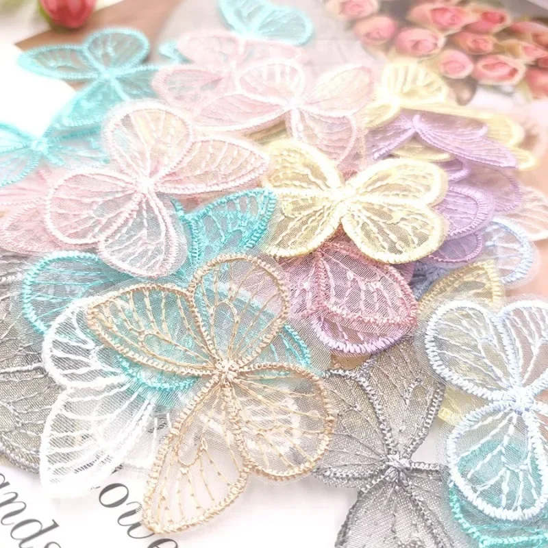 20Pcs/lot 4.5*3.5cm Embroidere - Embroidery Web recensione e prezzo