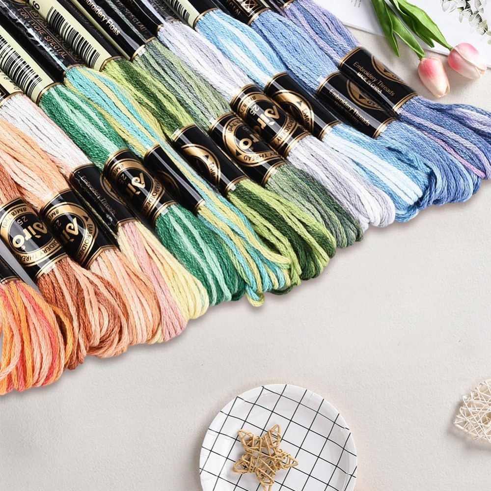 12 Skeins 105 Yards Cross Stit - Embroidery Stitch recensione e prezzo