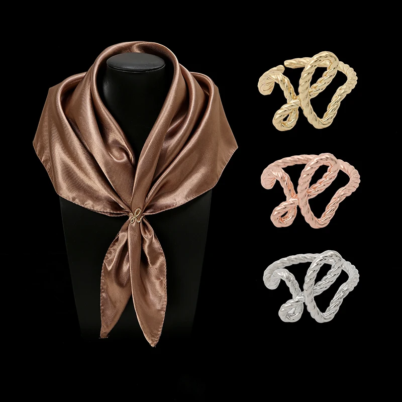 Fashion Metal Scarf Buckle But - Embroidery Simple recensione e prezzo