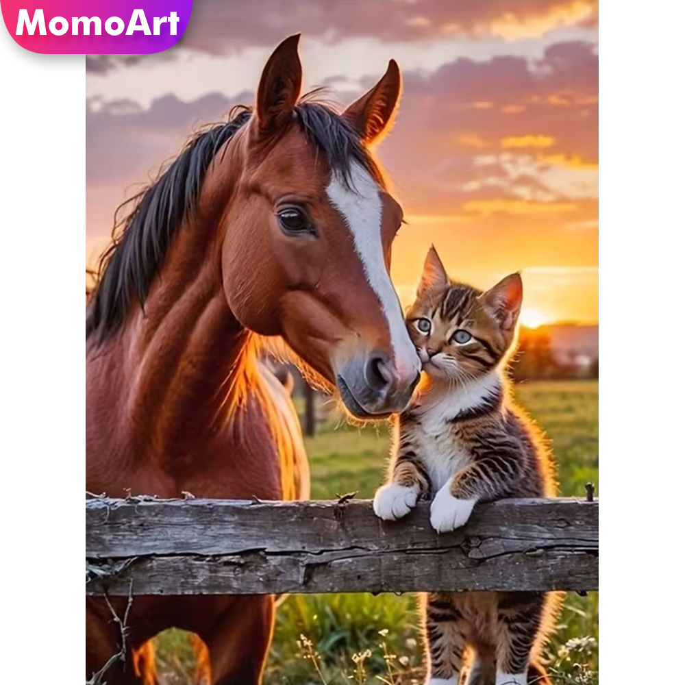 Momoart Diamond Mosaic Horse A - Embroidery Horse recensione e prezzo