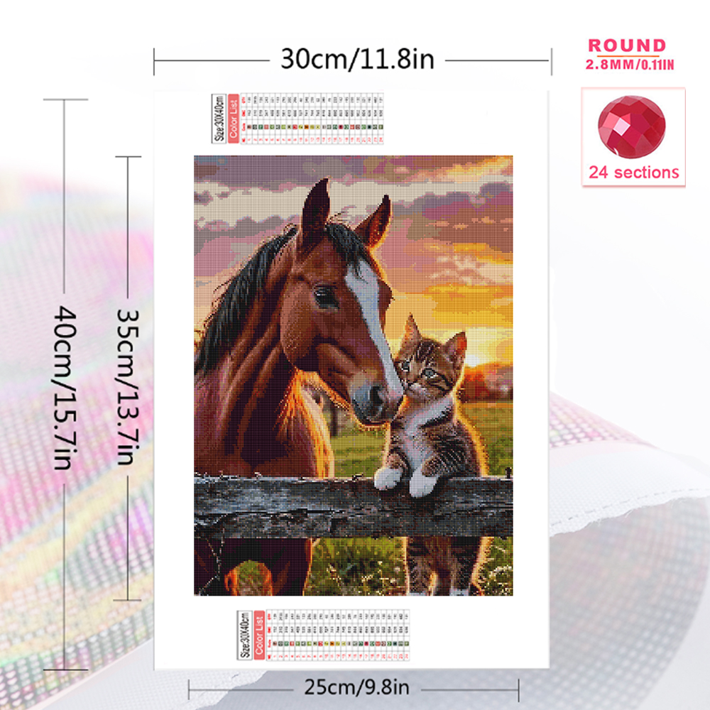 Momoart Diamond Mosaic Horse A - Embroidery Horse recensione e prezzo
