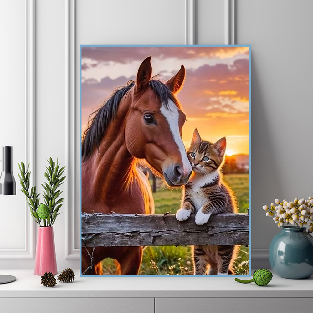 Momoart Diamond Mosaic Horse A - Embroidery Horse recensione e prezzo