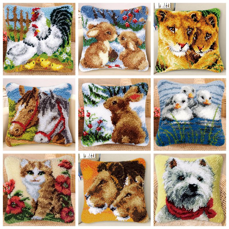 Rabbit Horse Latch Hook Kits S - Embroidery Horse recensione e prezzo