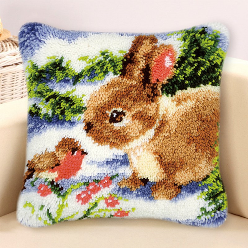 Rabbit Horse Latch Hook Kits S - Embroidery Horse recensione e prezzo