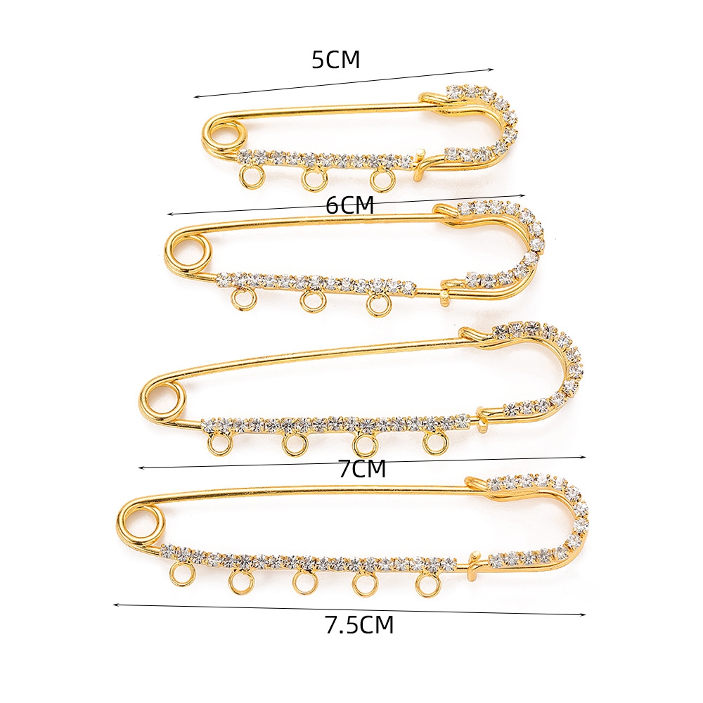 5pcs Rhinestone Charms Safety  - Embroidery Simple recensione e prezzo