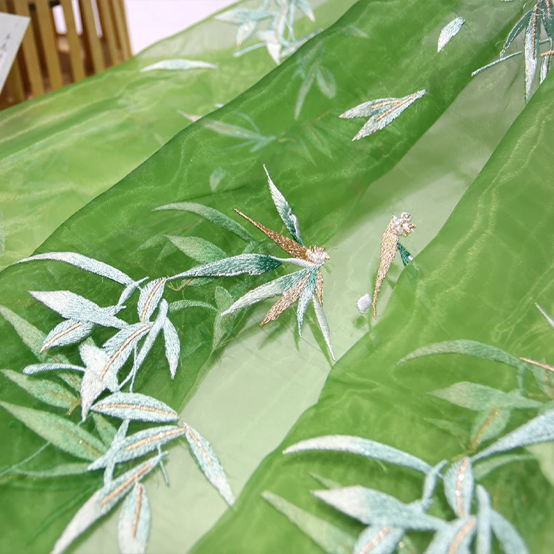 Bamboo Embroidered Organza Fab - Embroidery Horse recensione e prezzo