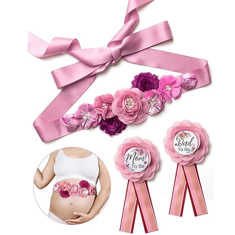Flower Sash Set-Baby Shower Mo - Embroidery Kaftan recensione e prezzo