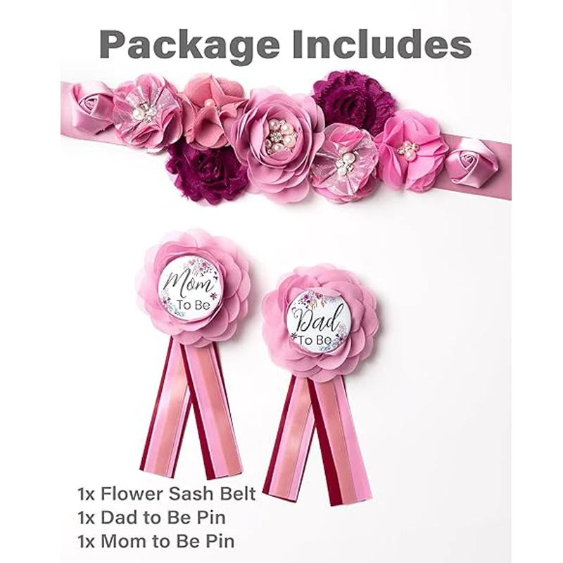 Flower Sash Set-Baby Shower Mo - Embroidery Kaftan recensione e prezzo