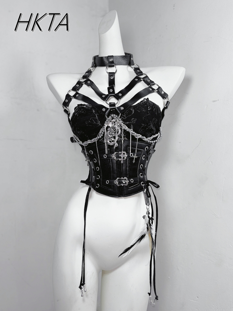 Dark Style Goth Metal Chain Wa - Embroidery Gothic recensione e prezzo