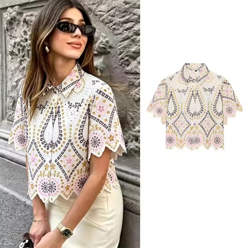 PRINTKAOIR Women's Fashion Hol - Embroidery Eyelet recensione e prezzo