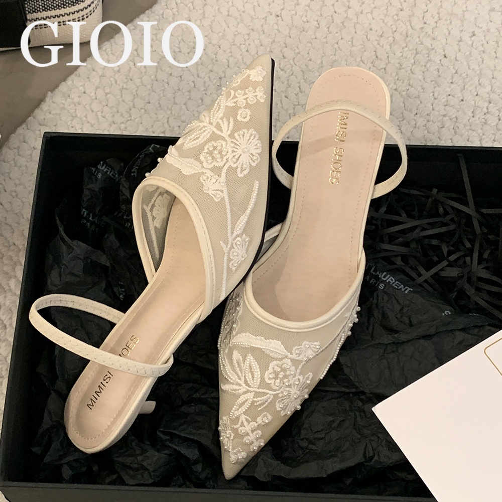 Brand Designer White Women Pum - Embroidery Wedding recensione e prezzo