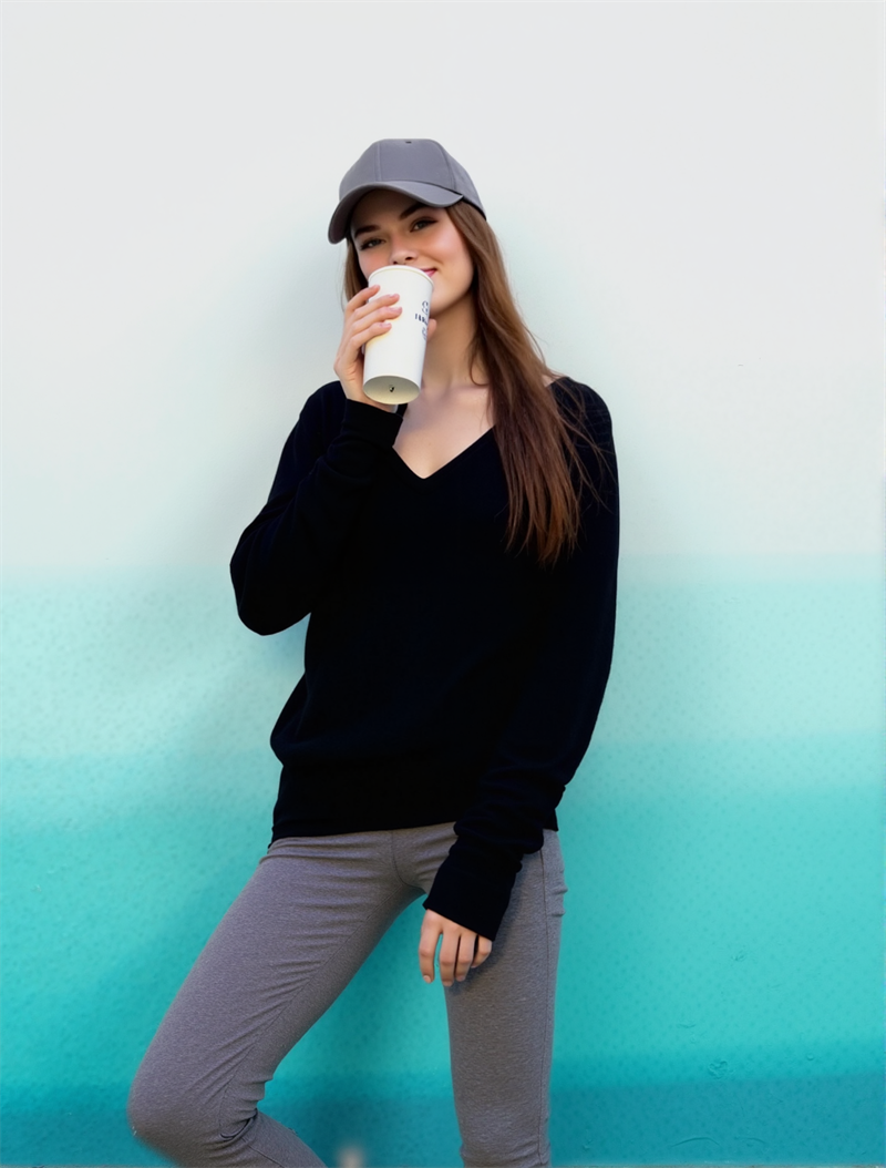 Long Sleeved T Shirts Womens F - Embroidery Vendor recensione e prezzo