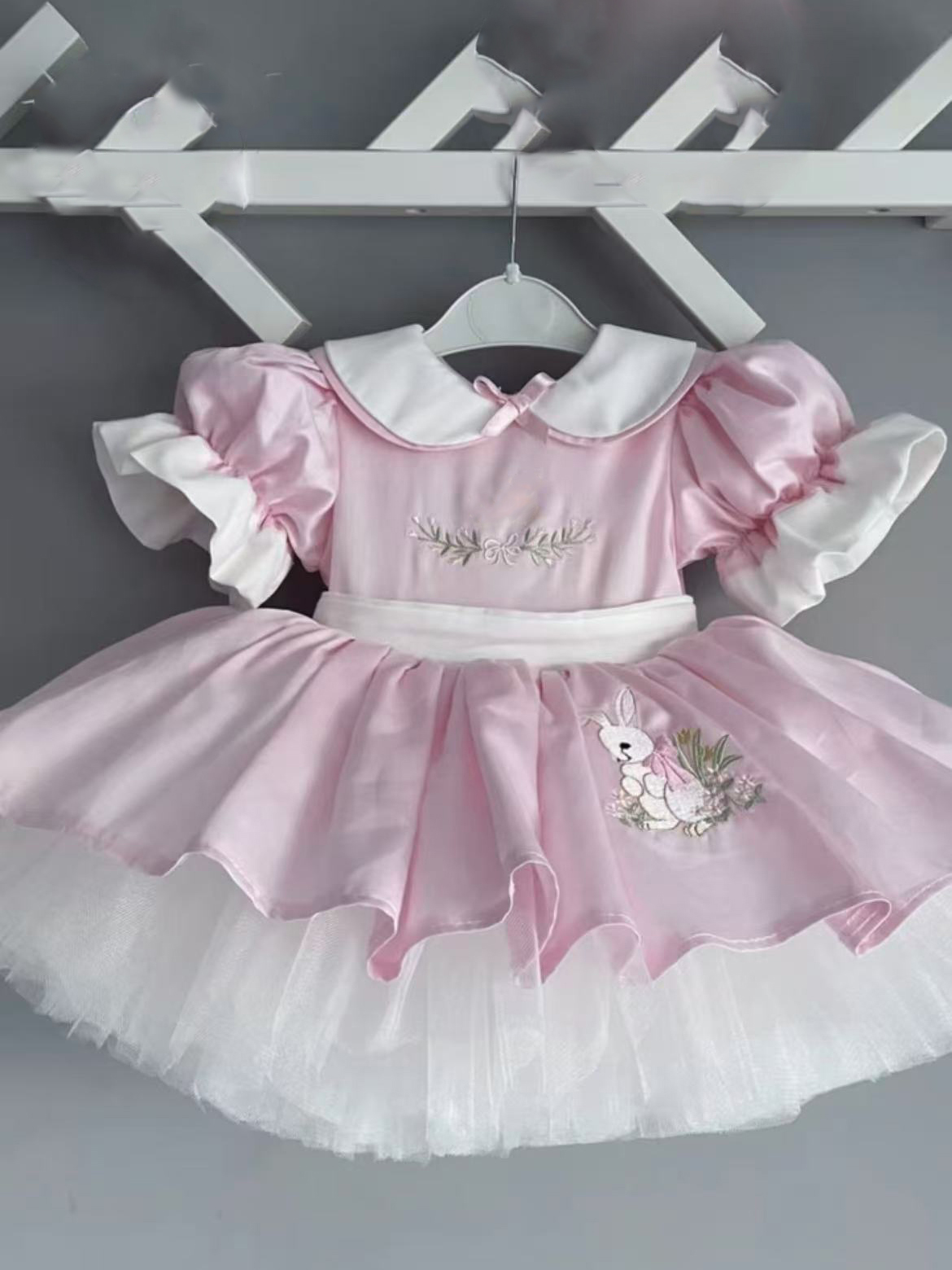 0-12Y Baby Girl Summer Rabbit  - Embroidery Rabbit recensione e prezzo