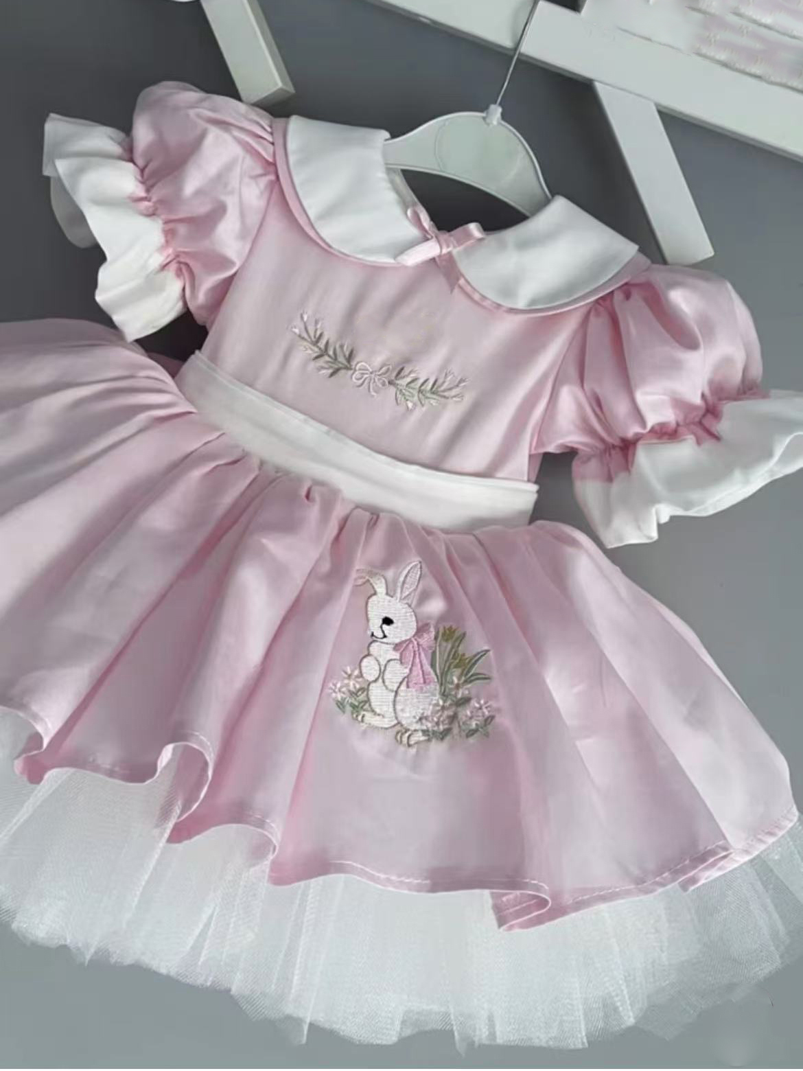 0-12Y Baby Girl Summer Rabbit  - Embroidery Rabbit recensione e prezzo